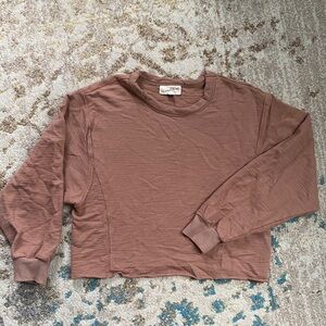 Universal Thread Mauve cropped sweatshirt